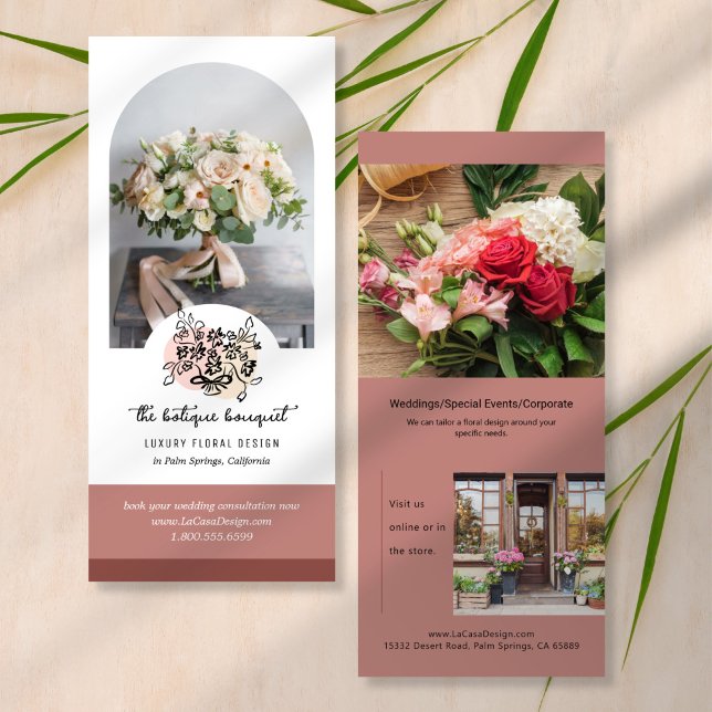Arched Photo Floral Marketing Rack Card (Creator Uploaded)