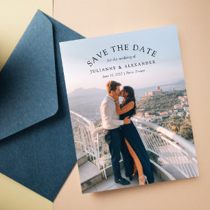 Arched Save the Date Photo Announcement