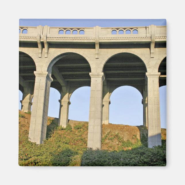 Arched supports Patterson Memorial Bridge Magnet (Front)