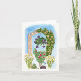Arched Trellis Card
