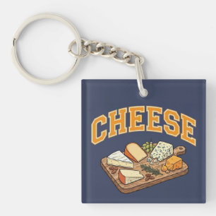 Arched Varsity Collegiate Style Culinary Graphics Key Ring