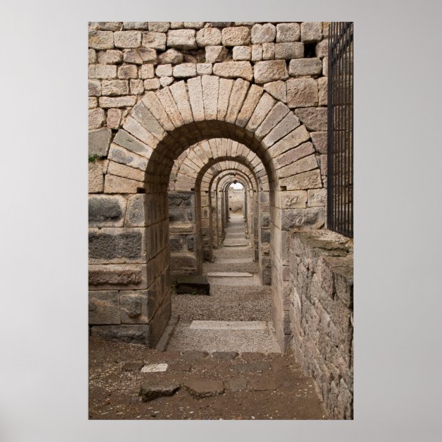 Arched Walking In Pergamon Poster (Front)