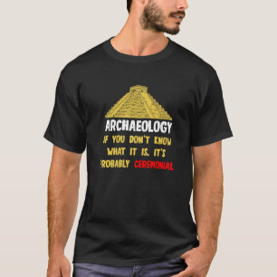 Archeologists Pyramid Artefacts Fossils Archaeolog T-Shirt