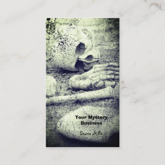 Archeology Skeleton Bones Business Card (Front)