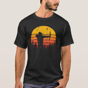 Archer Archery Retro Vintage Gifts Men Women Bow H T-Shirt