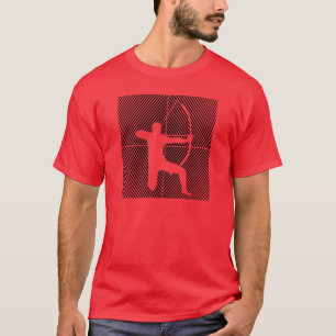 Archer Arrow and bow sports Archery friends T-Shirt