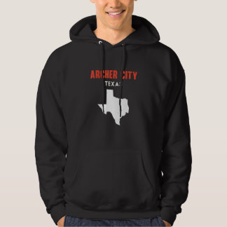 Archer City Texas USA State America Travel Texas Hoodie