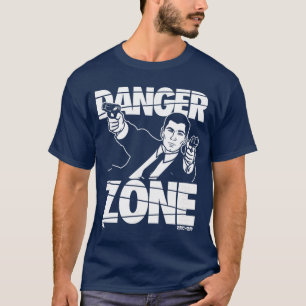 Archer Danger Zone Sterling Archer Spy Cartoon fam T-Shirt