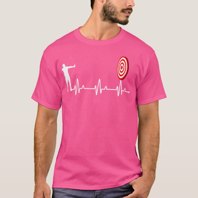 Archer Heartbeat Archery Pulse Archery T-Shirt (Front)