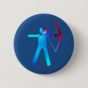 Archer in Colour Button