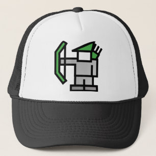 Archer in Green Trucker Hat