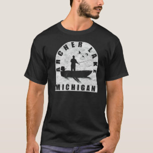 Archer Lake Fishing Michigan T-Shirt