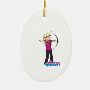 Archer - Light Ceramic Tree Decoration
