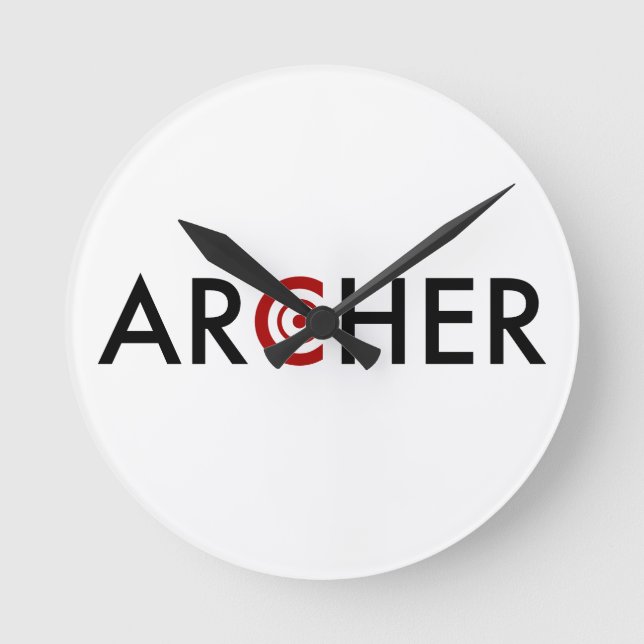 Archer Round Clock (Front)