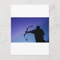 ARCHER SILHOUETTE BOW MAN