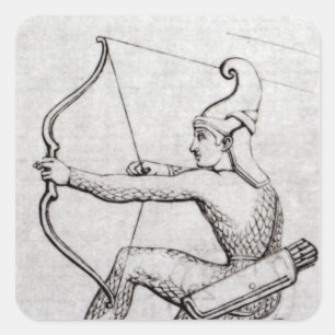 Archer Square Sticker