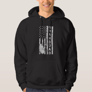 Archer Us Flag Bow Target Arrow Bowman Archery Gr Hoodie