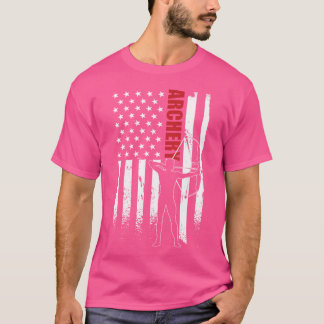 Archer Usa Flag Apparel American Flag Archery T-Shirt