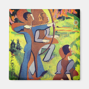 Archers (1935-1937) by Ernst Ludwig Kirchner Magne Magnet