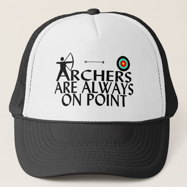 Archers On Point Trucker Hat (Front)
