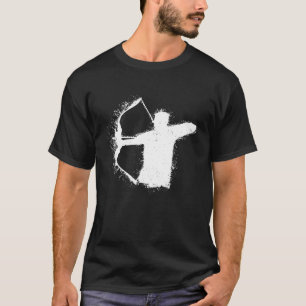 Archery Archer Bow Arrow Grunge Graphic T-Shirt