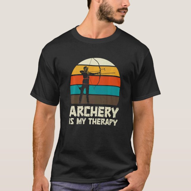 Archery Archer Bow Hunting Fun T-Shirt (Front)