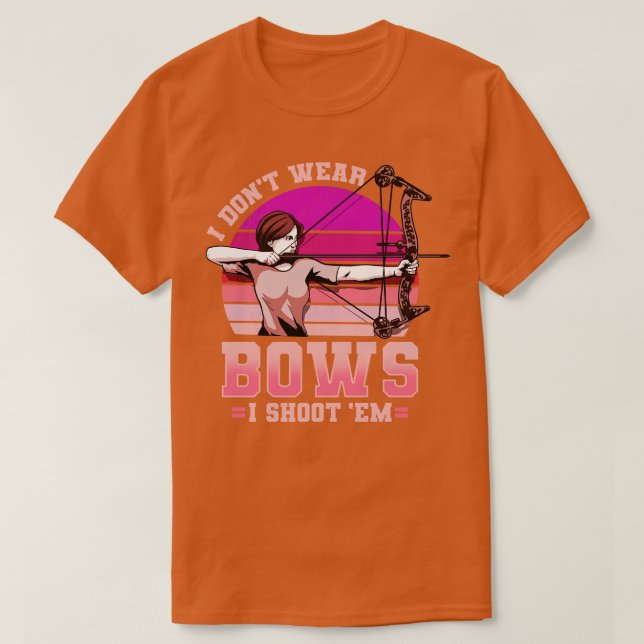 Archery Archer Bow Hunting T-Shirt (Design Front)
