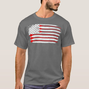 Archery Arrow American Flag T-Shirt