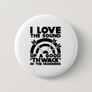 Archery Arrows and Bows Archery Gift 6 Cm Round Badge