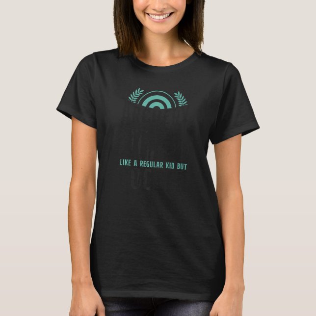 Archery Bow Archer Archery Kid Like A Regular Kid  T-Shirt (Front)