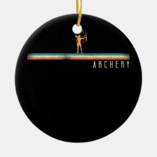 Archery Bow Archer Retro Vintage Compound Bow Ceramic Tree Decoration