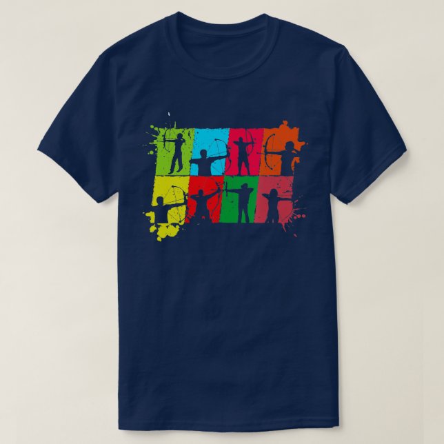 Archery Bow Hunter Archer Bow Arrow Archery 1  T-Shirt (Design Front)