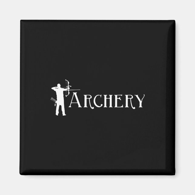 Archery - Bowman Archer Bow Hunting Lover Bowhunte Magnet (Front)