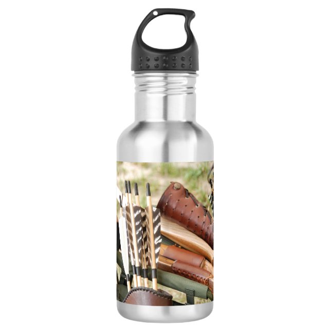 Archery Bows, Arrows and Quivers 532 Ml Water Bottle (Front)