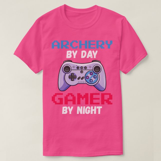 Archery By Day By Night T-Shirt (Design Front)