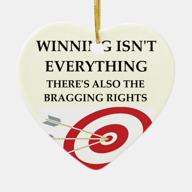 archery ceramic tree decoration (Front)