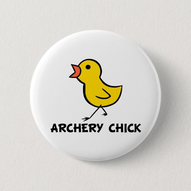 Archery Chick Button (Front)
