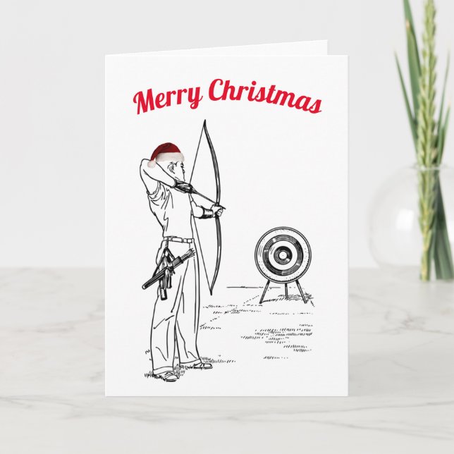 Archery Christmas Card (Front)