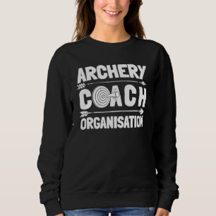 Archery Coach Organisation   Bowman Bow Arrows Arc Sweatshirt