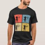 Archery  Colourful Retro T-Shirt<br><div class="desc">Archery  Colourful Retro.</div>