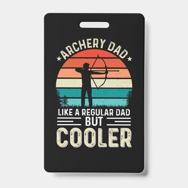 Archery Dad ID Badge (Front)
