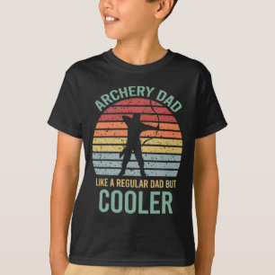 Archery Dad Like A Normal Dad But Cooler Funny Gif T-Shirt