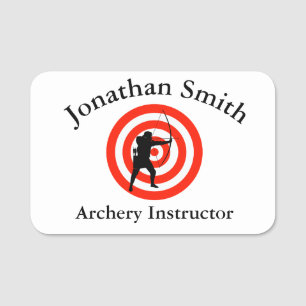 Archery Design Name Tag