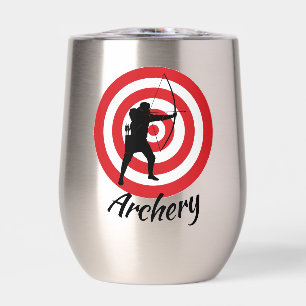 Archery Design Thermal Wine Tumbler