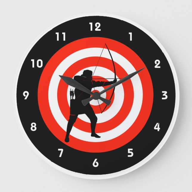 Archery Design Wall Clock (Front)