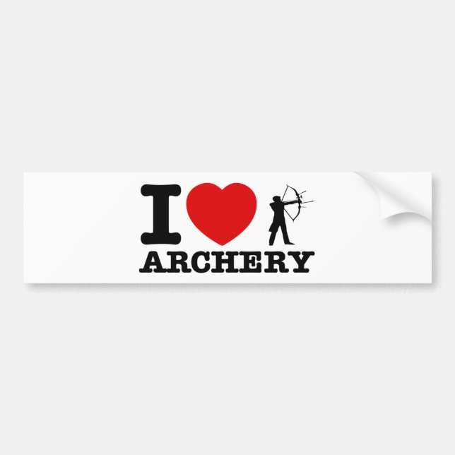 Archery Designs Bumper Sticker (Front)