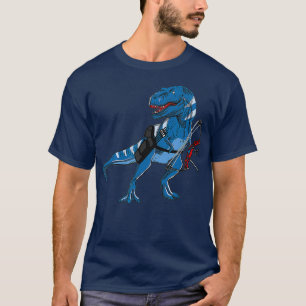 Archery Dinosaur Tee Shirt Gifts Funny Trex with