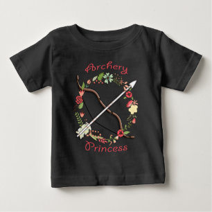 Archery Flower Princess Baby T-Shirt