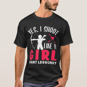 Archery  For Girls Bow Hunting T-Shirt