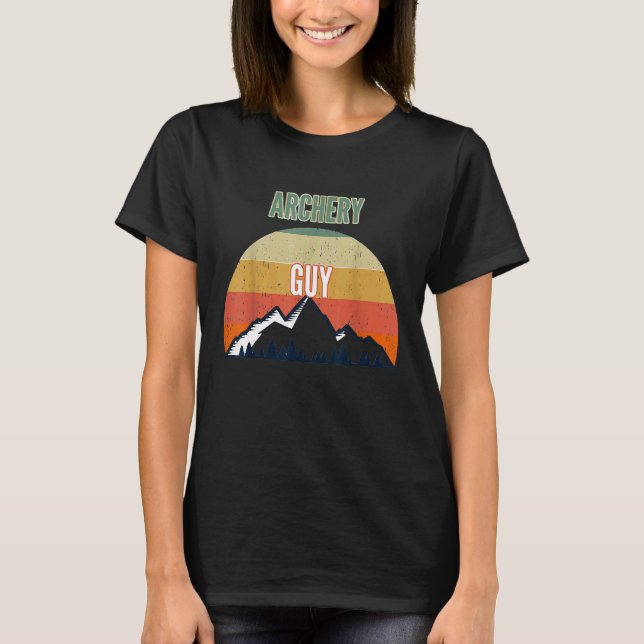 Archery  For Men Archery Guy T-Shirt (Front)